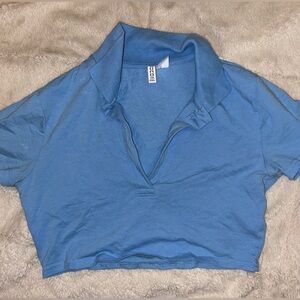 H&M Divided Sky Blue Crewneck Tee